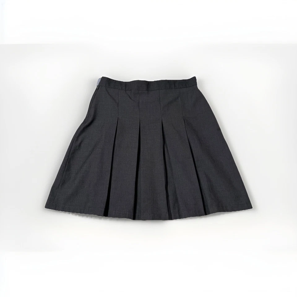 Женская юбка Tommy Hilfiger серая размер 6 трапециевидная плиссированная длина до колена - Изображение 3 из 3