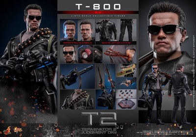 Hot Toys MMS795 Terminator 2 Judgment Day T800 (2.0) Arnold Schwarzenegger Geschenk