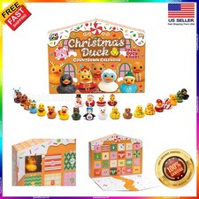Christmas Duck Countdown Advent Calendar 24 Ducks Gingerbread Daily Surprise NEW