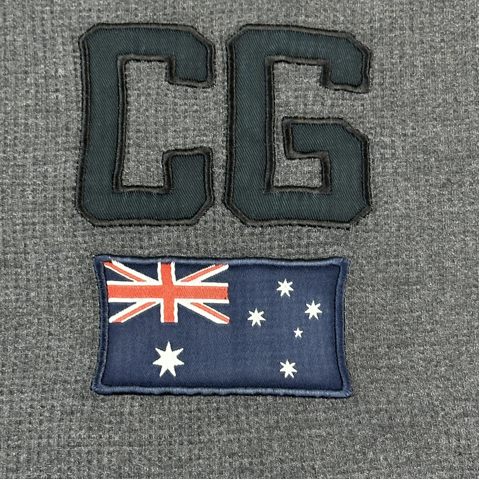 Vintage Coogi Shirt Mens 6XL Long Sleeve Waffle Knit Thermal Henley Hip Hop Y2K - Image 4 of 4