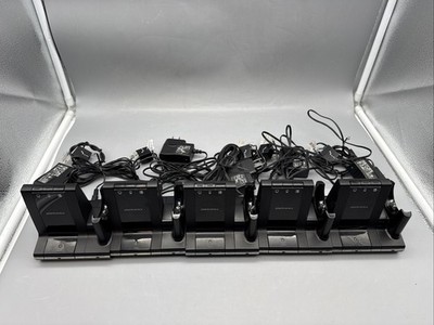 Lot of 5 PLANTRONICS WO2 W02 Charging Base USB DECT 6.0 w/ Cradle AL8-WO2