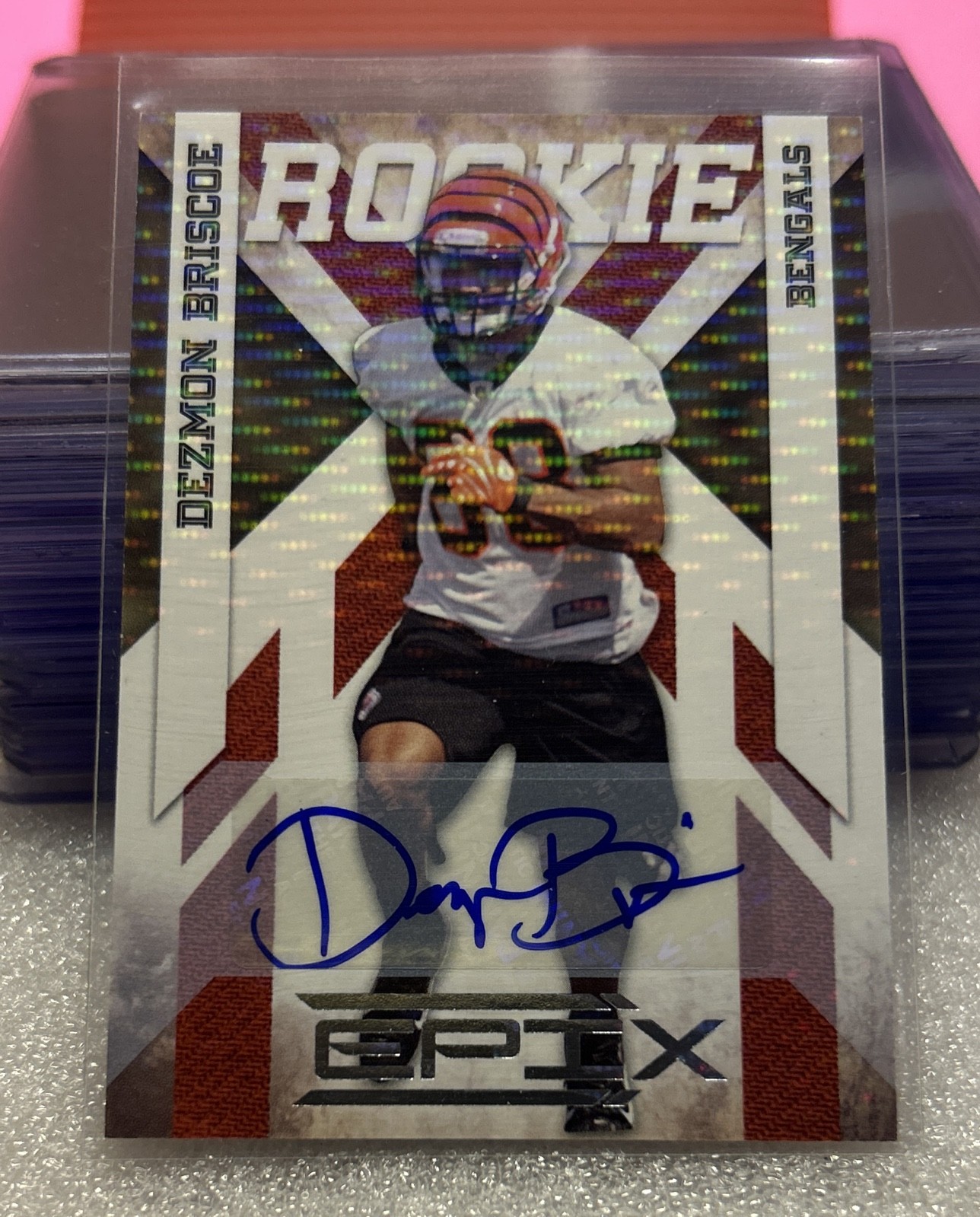 2010 Panini Epix - Rookie Dezmon Briscoe #129 Signatures /499 (AU, RC)