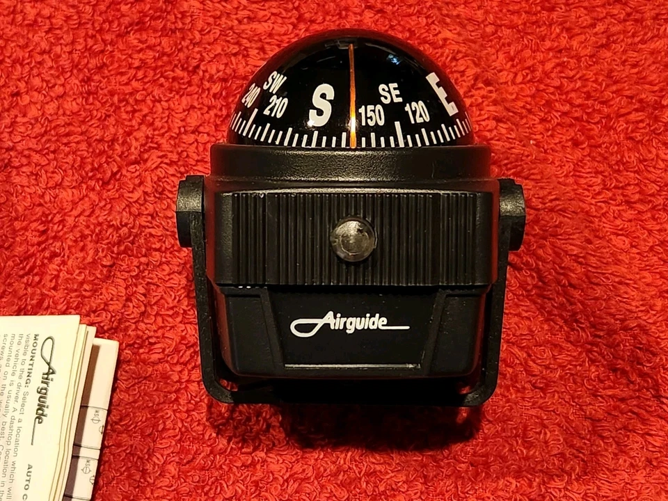 Nuevo de Lote Antiguo Original Airguide Accesorio Brújula Coche Camión GM Chevy Buick Ford Foto 2 de 4