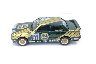 HERPA Modell 1/87 H0 3534 - DTM `91 BMW M3 Christian Danner #31 Diebels Alt grün