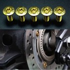 REAR Titanium Brake Disc Rotors Mounting Bolts For Suzuki GSXR600 GSXR1000 BMW
