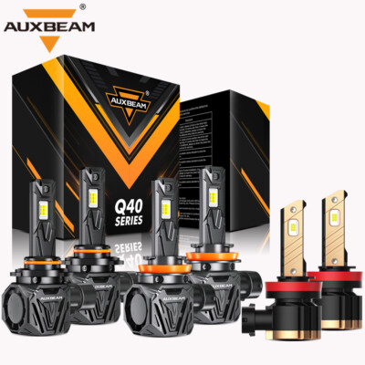AUXBEAM Canbus LED Headlights 6500K High Low Fog Lights for Honda CR-V 2015-2024