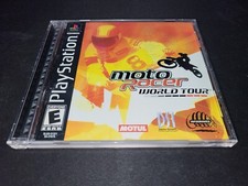 Moto Racer World Tour Sony Playstation 1 PS1 MINT condition COMPLETE+reg card!