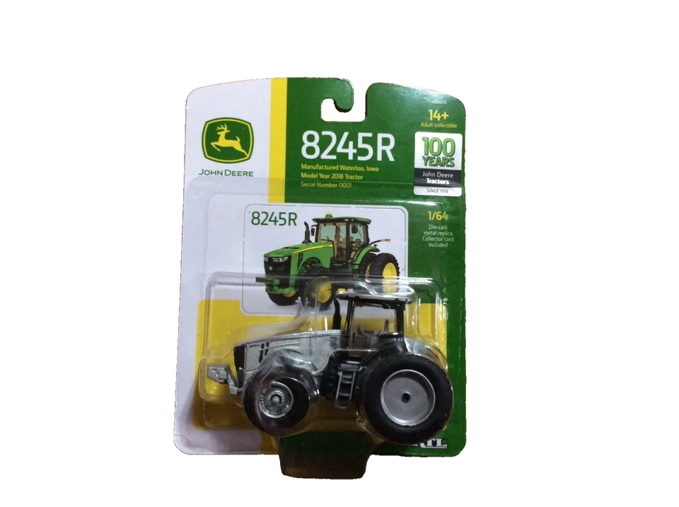 Rare Limited John Deere 8245R Waterloo Silver Edition 1/64 100 year tractor - Image 2 of 4