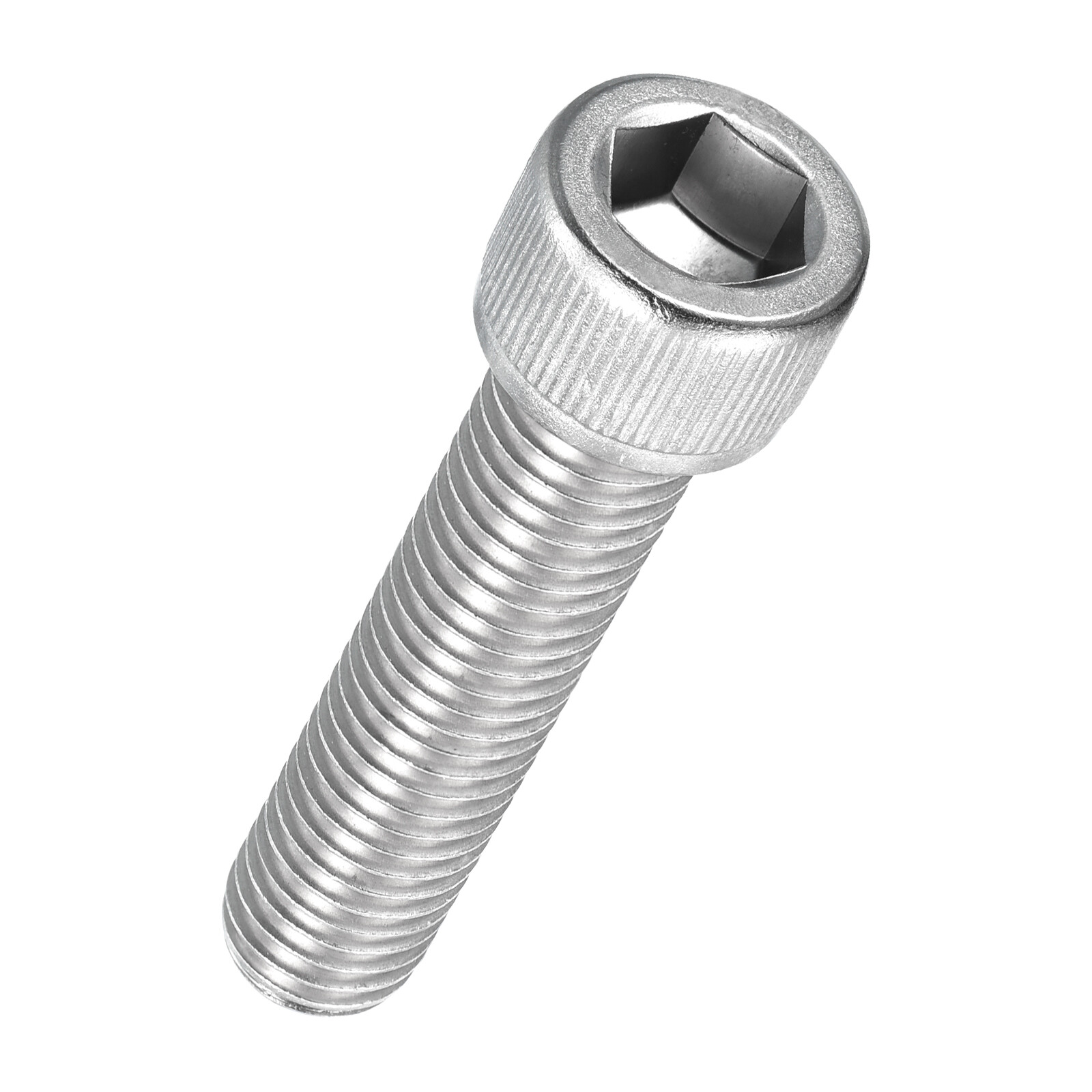 6pcs Socket Head Cap Screws - [M12-1.75 x 45mm] 304 Stainless Steel, Silver