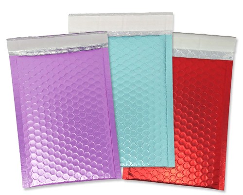6 Colors 6x9 Bubble Mailers, Metallic Shipping Envelopes 6x10 Purple, Red, Blue - Picture 126 of 182