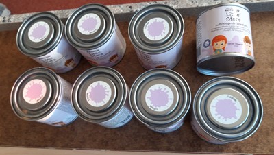 8 x 125ml Little Stars Samter Wasserfall -Luftreinigende Wandfarbe- Rust-Oleum 