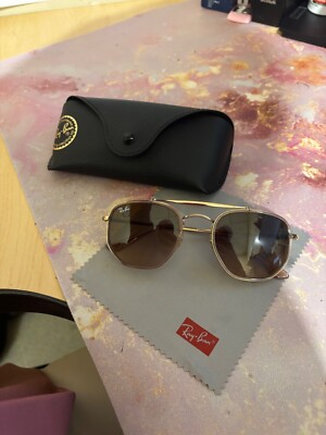 Ray-Ban MARSHAL II - Never Worn and brand new - Rose Gold UVA protection 