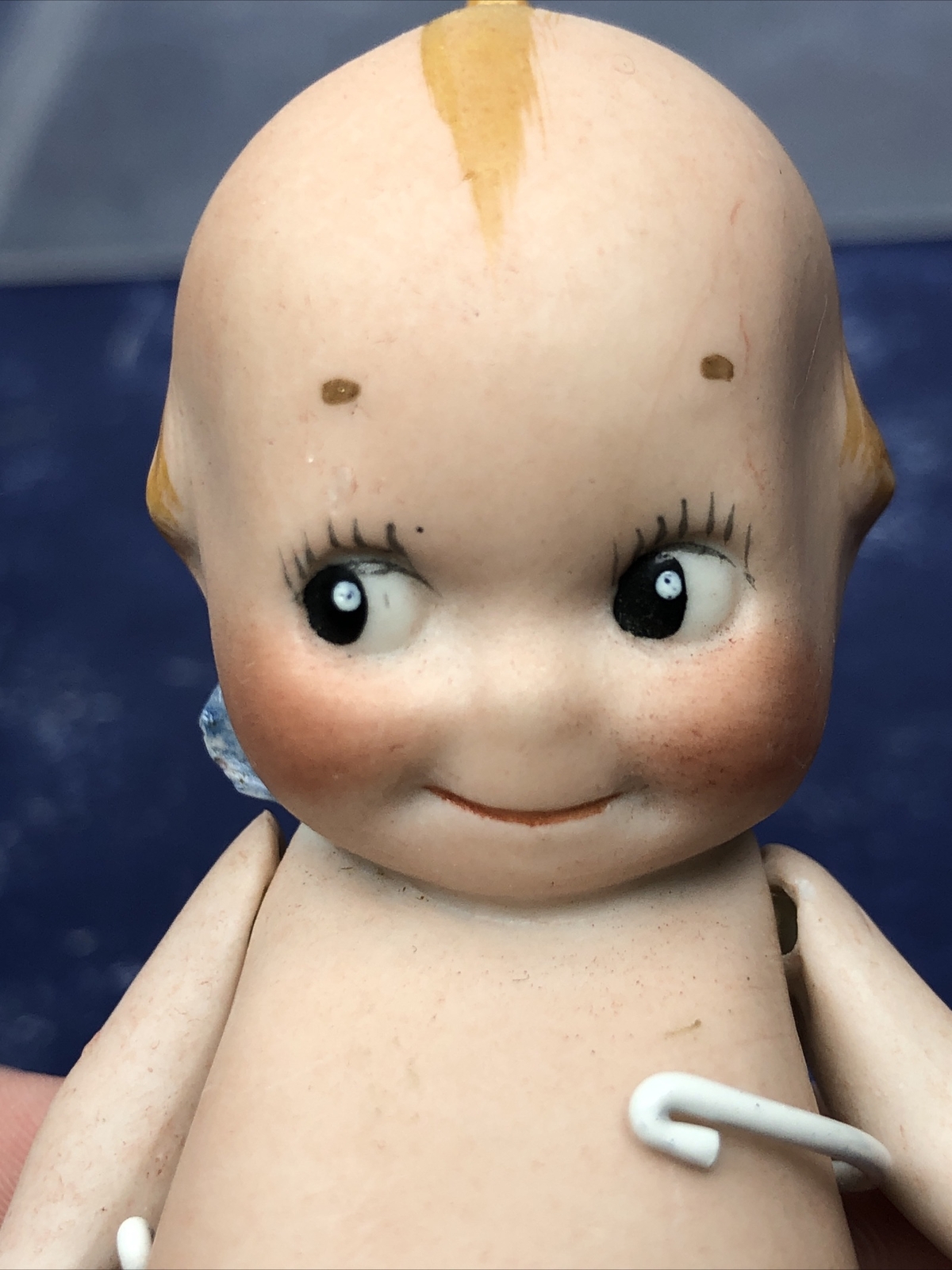 4.5” Antique O’Neill Kewpie Germany All Bisque Doll Figure Jointed Arms #CB2