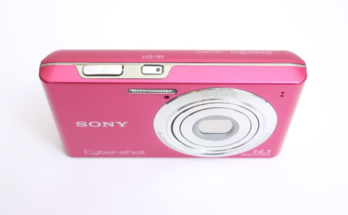 Sony Cyber-shot DSC-W610 Pink 14.1MP 4.0x Zoom Digital