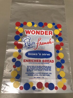 Vintage Wonder Bread Wrapper Bag | eBay