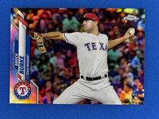 2020 Topps Chrome #159 Brock Burke Refractor RC Rookie Rangers