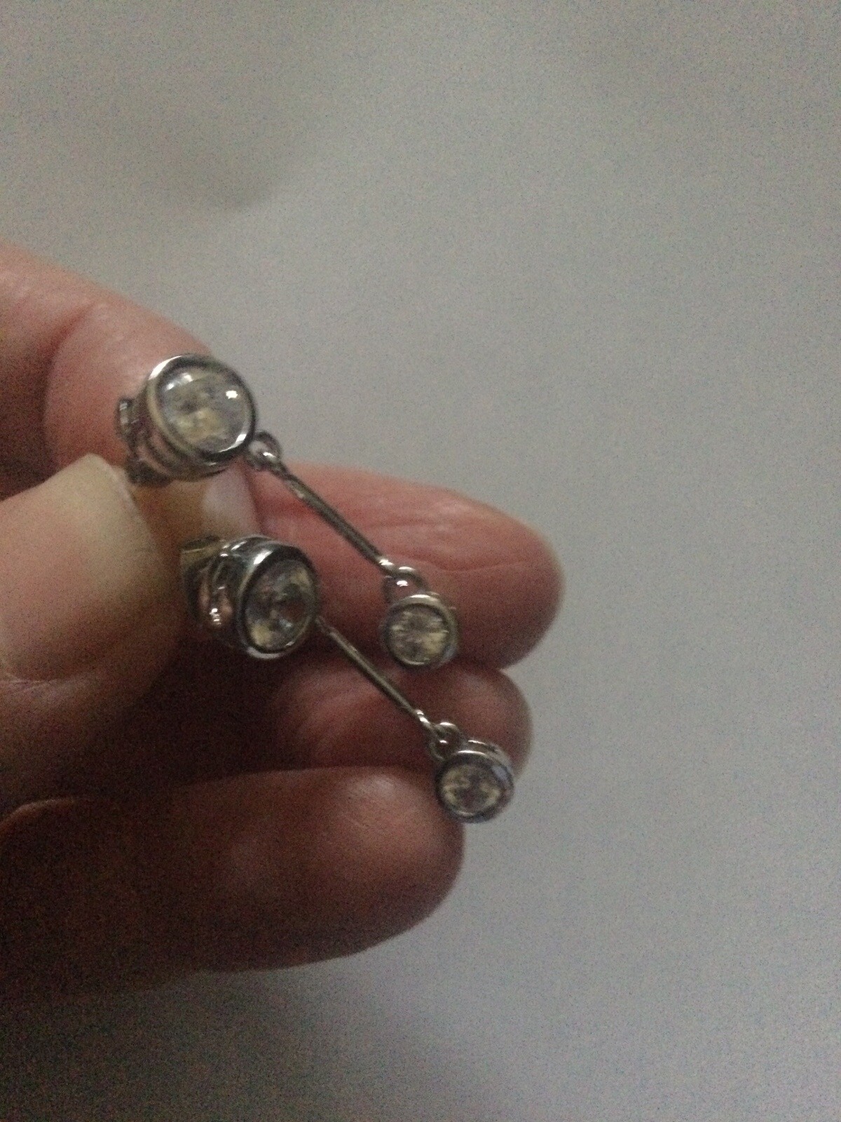 Bling! Rhinestone Dangle Earrings - image 2