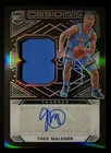Theo Maledon 20-21 Panini Obsidian Rookie Autograph Game Used Jersey /99 Thunder
