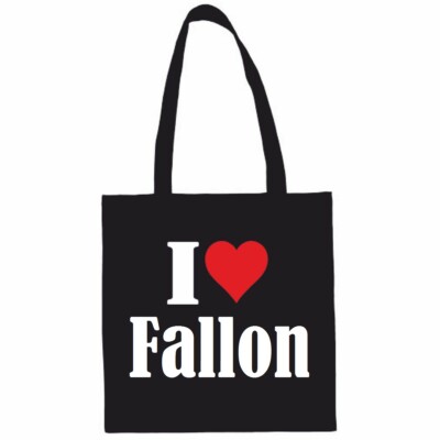 Tasche Beutel Baumwolltasche I Love Fallon Geburtstag Geschenk Valentinstag Oste