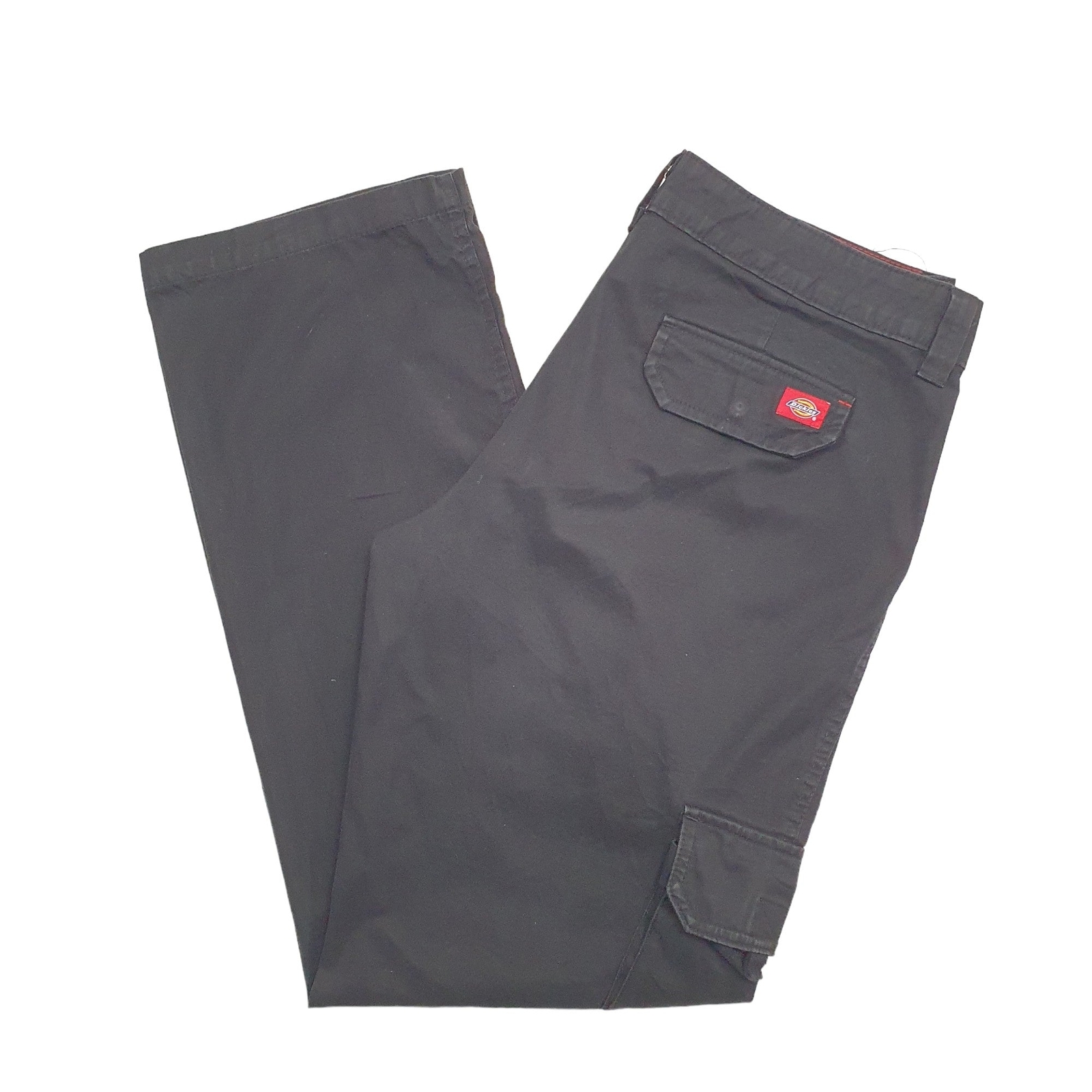 DICKIES Cargo Workwear Trousers Cotton Black Womens  16 image 2