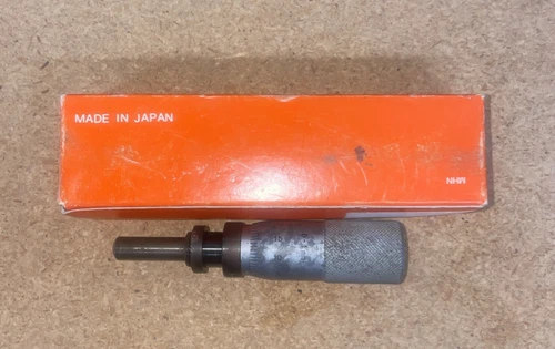 MITUTOYO Micrometer Mic Head 0-1mm/.001mm