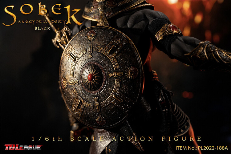 TBLeague 1/6 ワニの神 セベク ブラック版 PL2022-188A s-l400.jpg