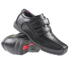 NEW BOYS BLACK SMART DRESS SCHOOL SHOES KIDS WEDDING FORMAL BACK TO SCHOOL SHOES