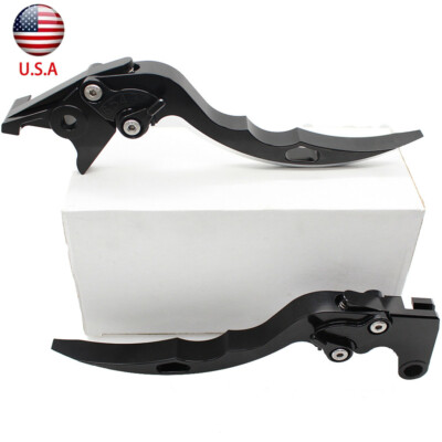 For ZZR1200 2002-2005 ZZR1100 1990-1992 CNC Brake Clutch Levers Adjustable USA