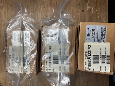 11 Pack Ink Cartridge For Foxjet Solo 100 Black ITW Marking & Coding 5780201