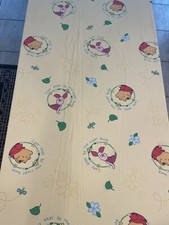 Vintage Disney Winnie The Pooh and Friends Twin Flat Sheet Cotton