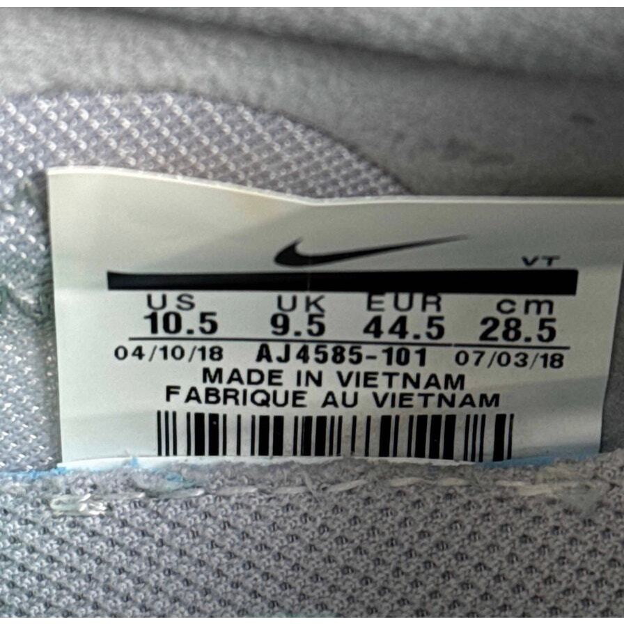 OFF WHITE X NIKE Bianco sporco x Air Max 97 Menta AJ4585 101 taglia 10 5