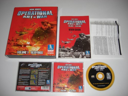 Norm Koger's OPERATIONAL ART OF WAR Pc Cd Rom Original BIG BOX - FAST DISPATCH - Picture 1 of 3