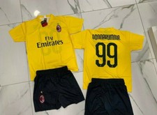 1 TRIKOT + SHORTS MILAN DONNARUMMA OFFIZIELL 2018 HOME KIT JERSEY + SHORT