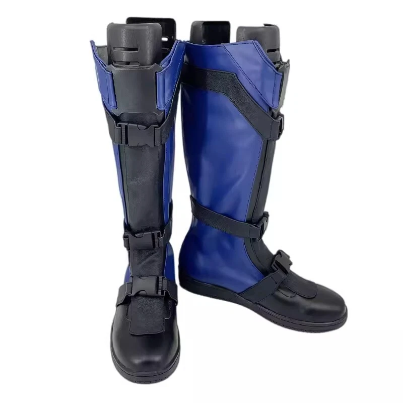 New Deadpool 3 Wolverine Cosplay Shoes High Leg PU Boots Party Halloween Costume - Image 3 of 4