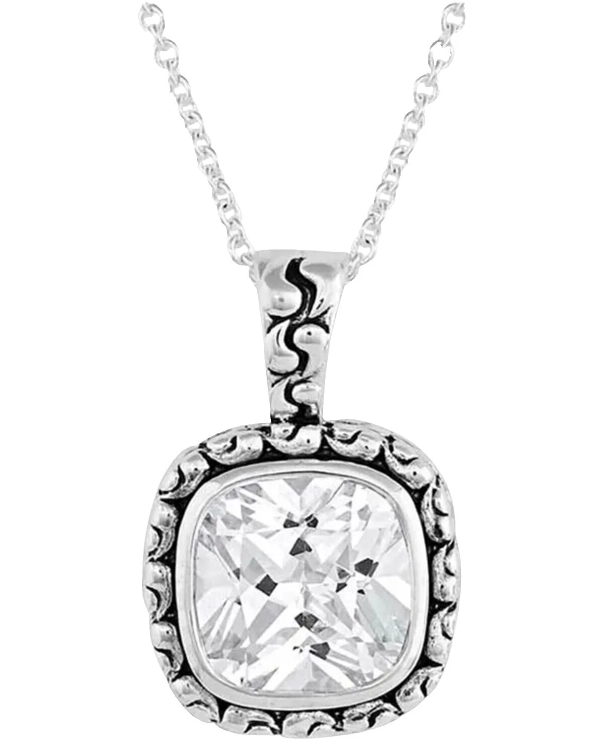 Chapado en Rodio Collares y colgantes De moda Occidental