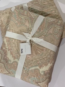 Pottery Barn King Sham Quilted Adry Paisley Set 2 Ebay