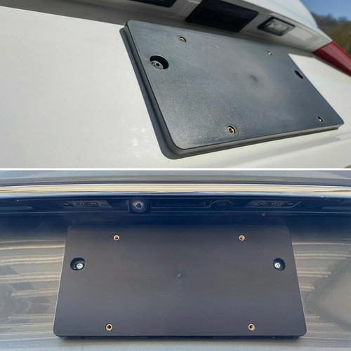 Rear License Plate Tag Frame Mounting Bracket w/ Hardware For Audi A4 A6 Q5 SQ5 - Picture 2 of 8