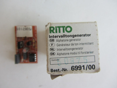 Ritto Intervalltongenerator 6991/00  Alphaton Türsprechanlage / Tür / Haus / OVP