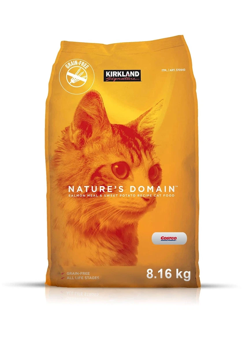 Nature's domain salmon and store sweet potato cat food
