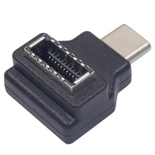 USB 3.1 C Male to Type E Female Front Panel Header Adapter Converter Motherboard