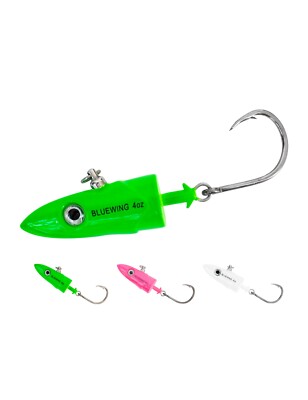 BLUEWING Big Game Jig Head 1pc Lead Head Saltwater Fishing Lures  US Seller