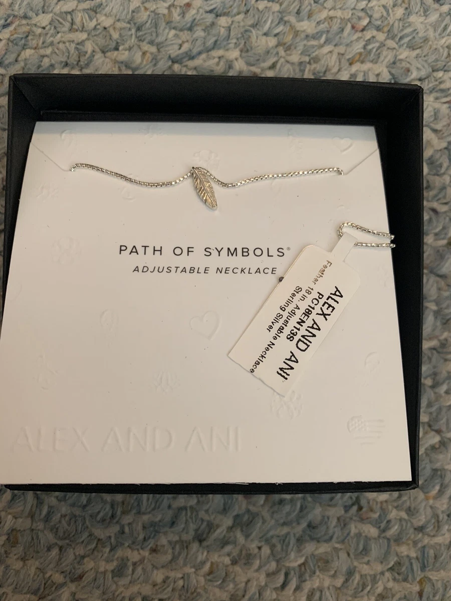 Alex and ani feather necklace outlet