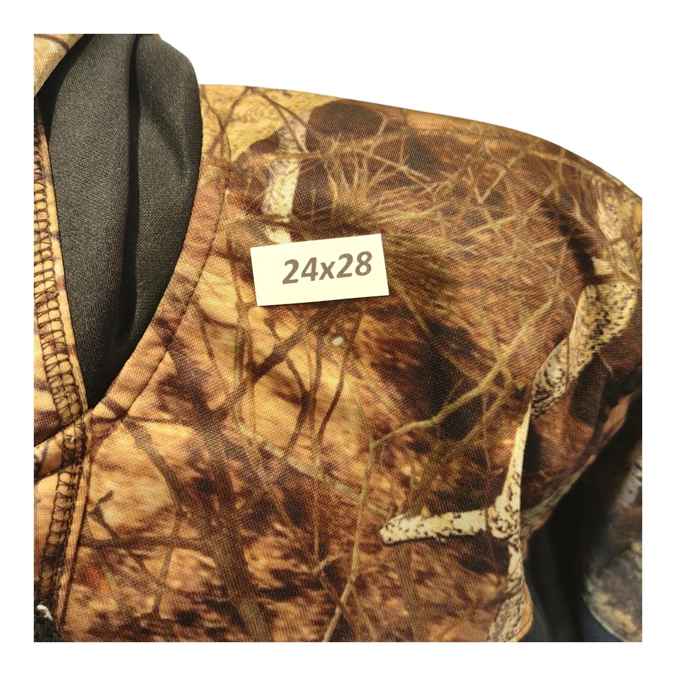 Gamehide Men's Black/Brown Camouflage Pullover Hoodie - L 24×28 - Image 3 of 4