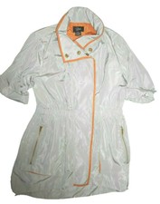 Luii Women's Khaki / Orange Roll Sleeve Wind Jacket Size Large Rt $105