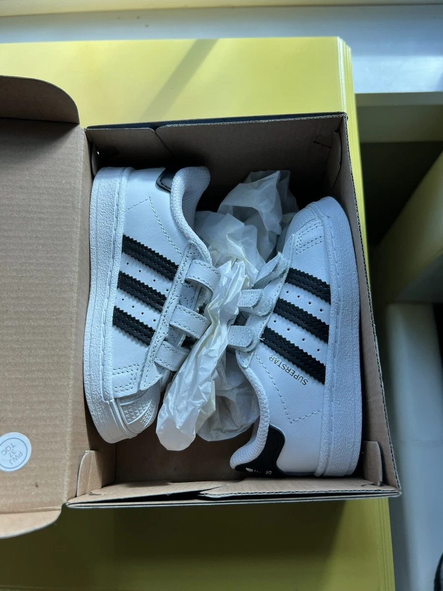 White Toddler Superstar CF1 size 6 eBay