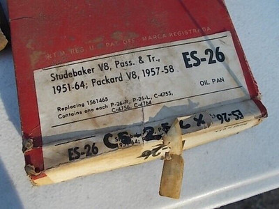 1951-1964 Studebaker 57 58 packard V8 224-232-259-289 Oil Pan Gasket Set