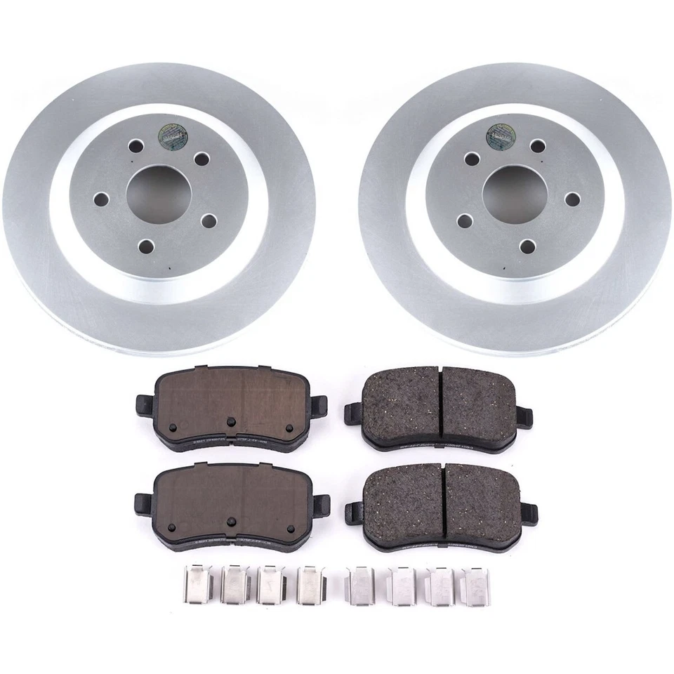 Juego de 2 ruedas CRK3061 Powerstop discos de freno y kits de pastillas traseras para Ford Freestar Foto 3 de 3