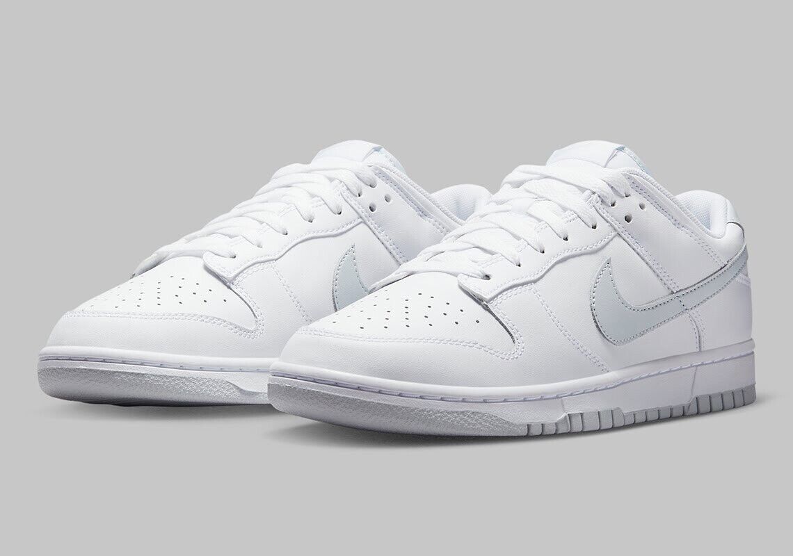 all white nike dunks