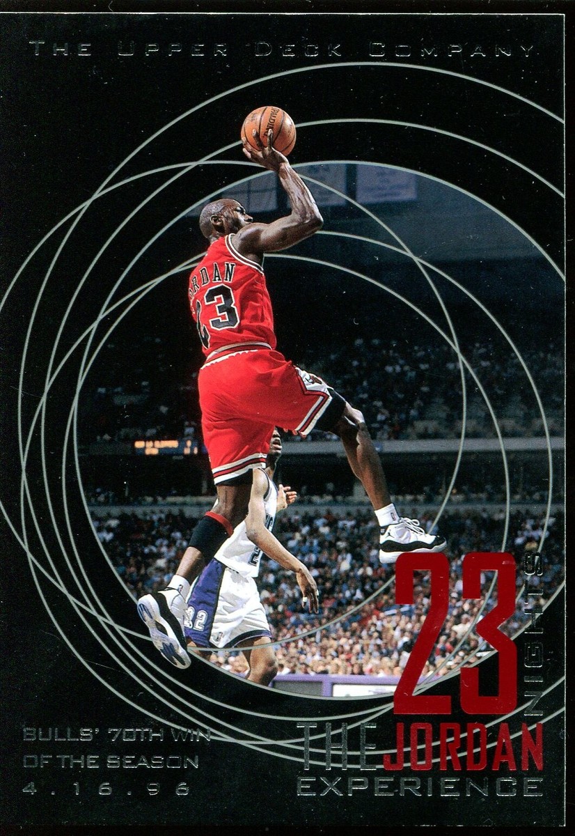 1996 Upper Deck Oversized Michael Jordan #7 23 Nights The Jordan