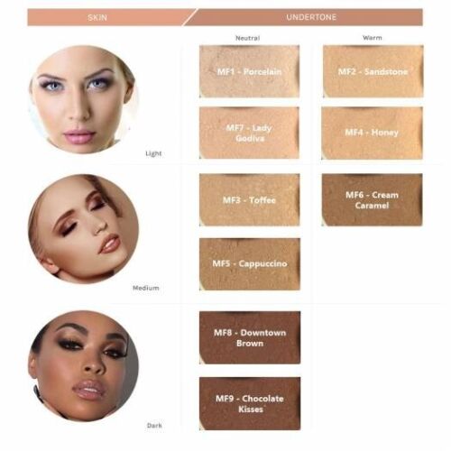 MICA BEAUTY MINERAL FOUNDATION POWDER MF-9 Chocolate Kisses BRAND NEW - Picture 2 of 2